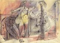 Bañistas con cangrejo 1938 Pablo Picasso